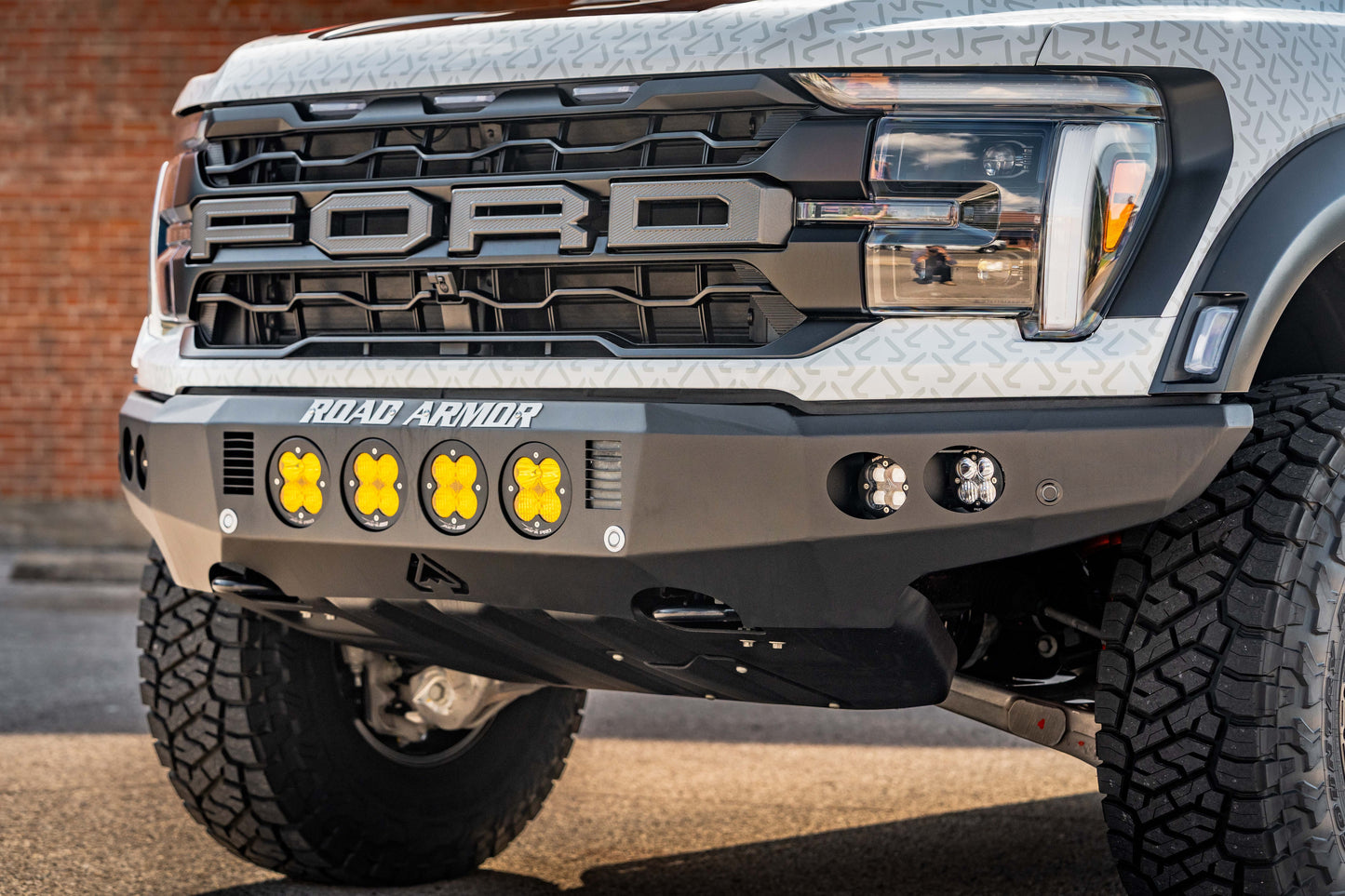 Stealth Front Non-Winch Bumper | Round Holes - Texture Black - 2021-2026 - Ford - Raptor