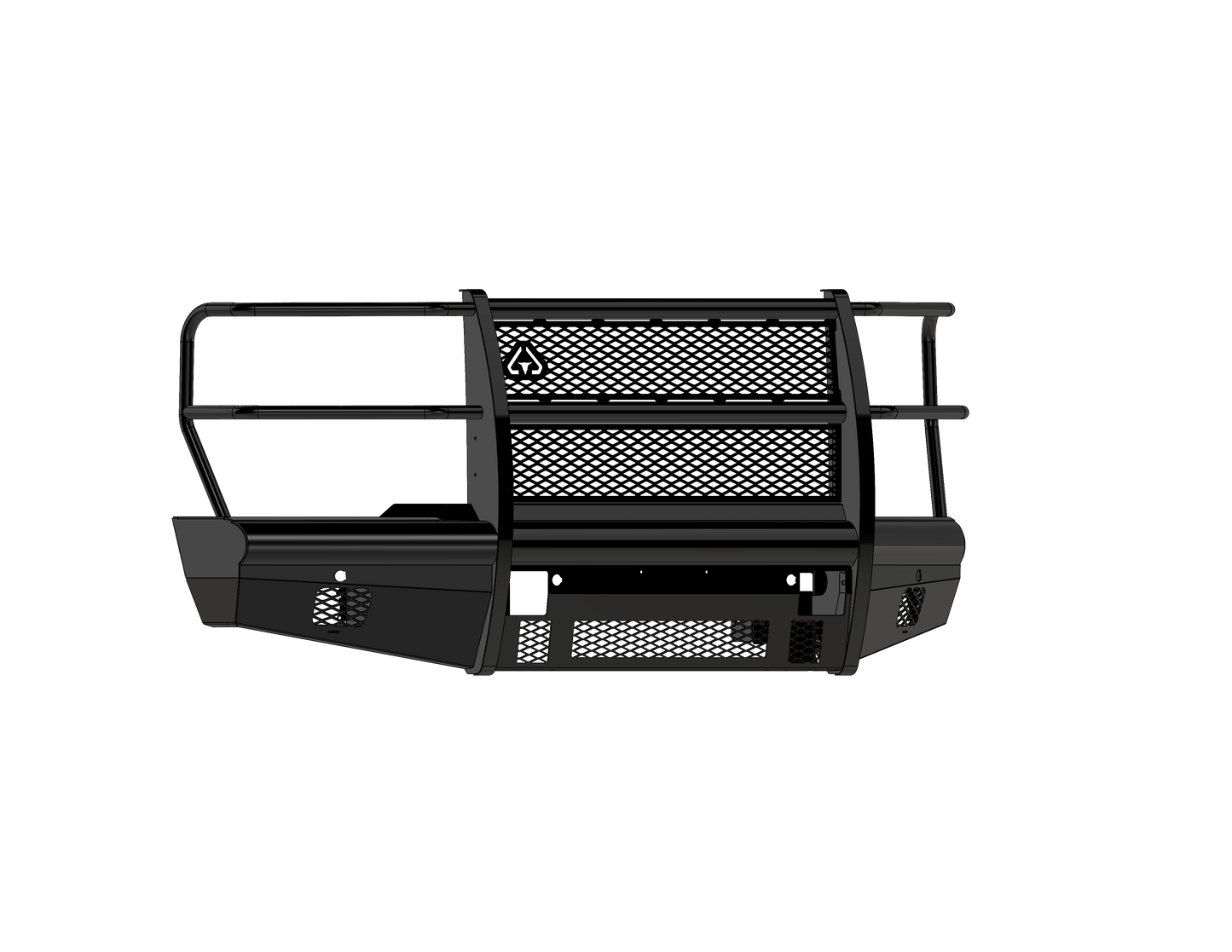 Vaquero Front Non-Winch Bumper Full Guard - Gloss Black 2023-2026 Ford F-250 F-350 F-450 F-550