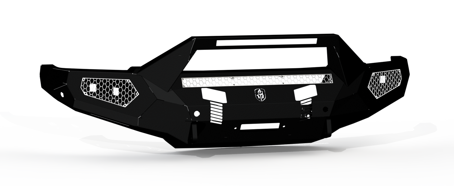Evolution Front Winch Bumper Sheet Metal Pre-Runner Guard - Texture Black 2023-2025 Ford F-250 F-350