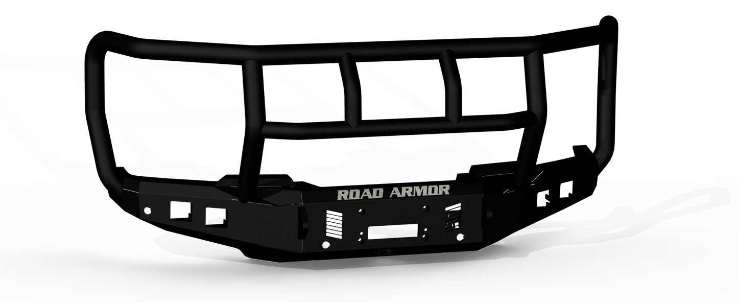 Stealth Front Winch Bumper Titan II Guard - Texture Black 2023-2025 Ford F-250 F-350