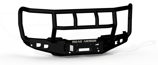 Stealth Front Winch Bumper Titan II Guard - Texture Black 2023-2025 Ford F-250 F-350