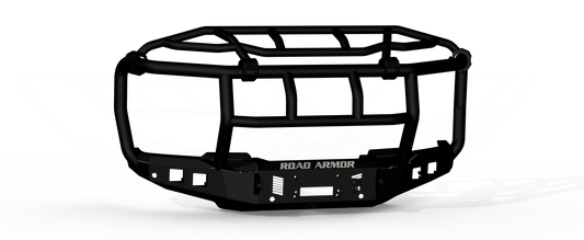 Stealth Front Winch Bumper Titan II Guard | Intimidator - Texture Black 2023-2025 Ford F-250 F-350