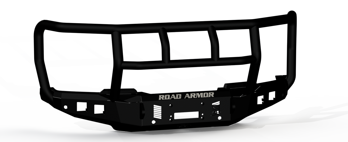 Stealth Front Winch Bumper Titan II Guard - Texture Black   - 2023-2025