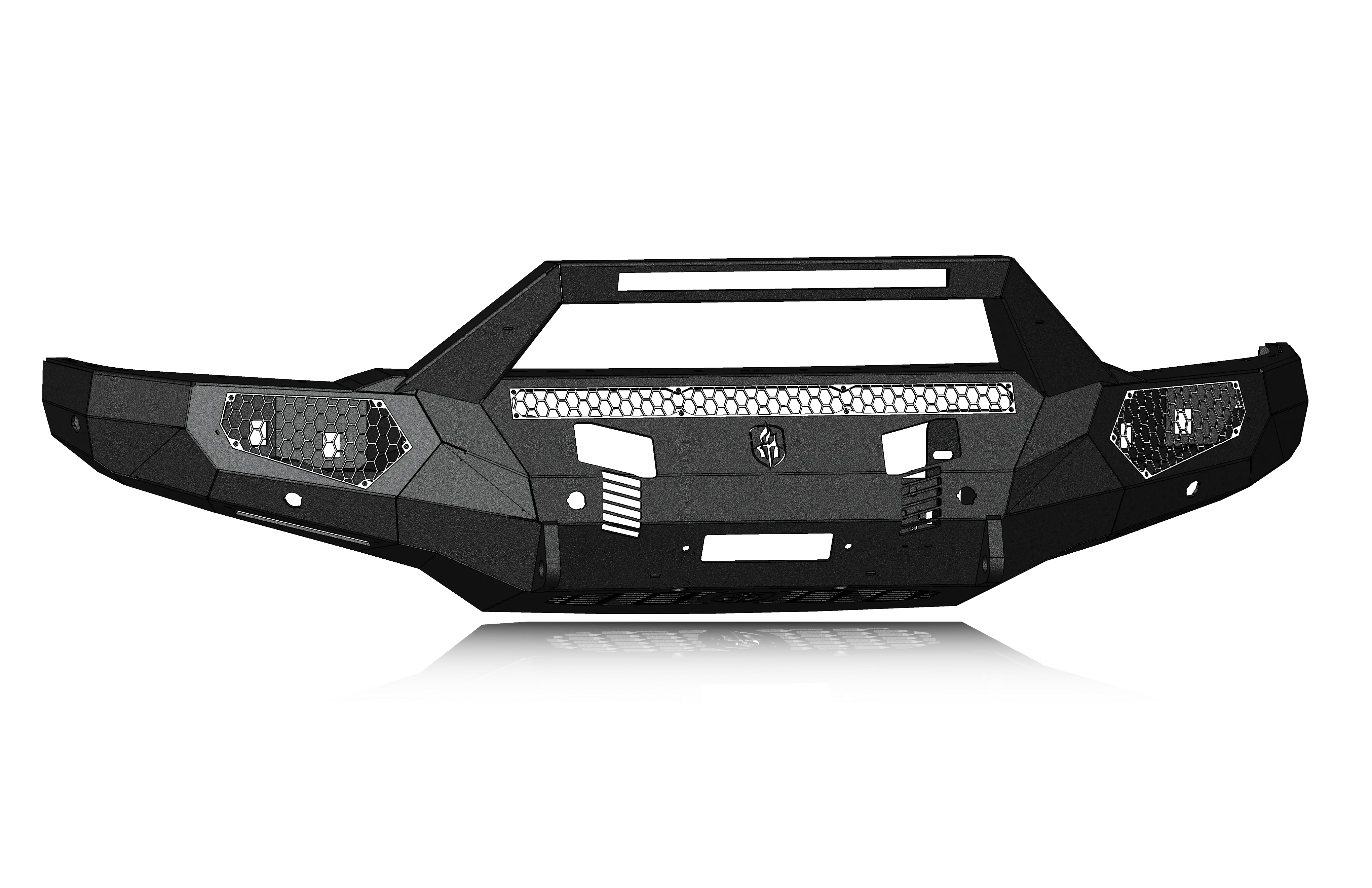 Evolution Front Winch Bumper Sheet Metal Pre-Runner Guard - Texture Black - 2024-2026 - Ford F-150
