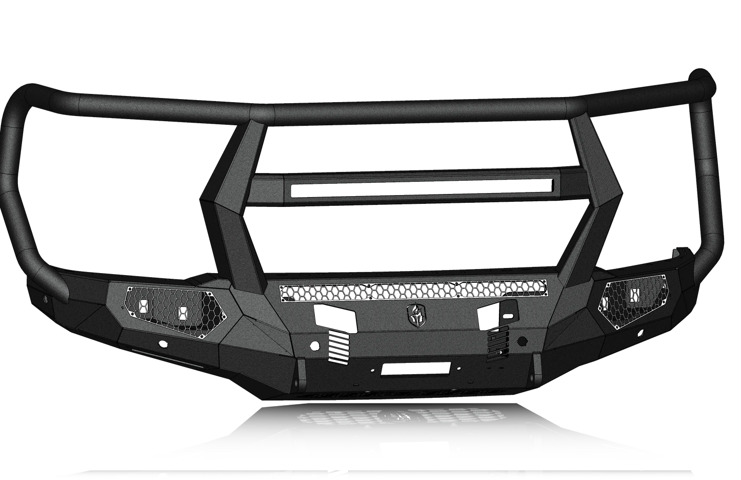 Evolution Front Winch Bumper Reaper Guard - Texture Black - 2024-2026 - Ford F-150
