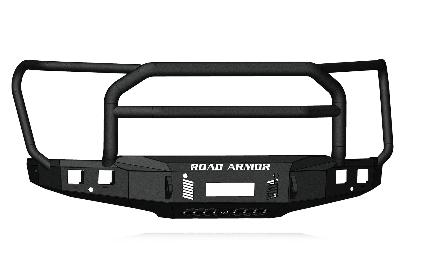 Stealth Front Non-Winch Bumper Lonestar Guard - Texture Black - 2024-2026 - Ford F-150