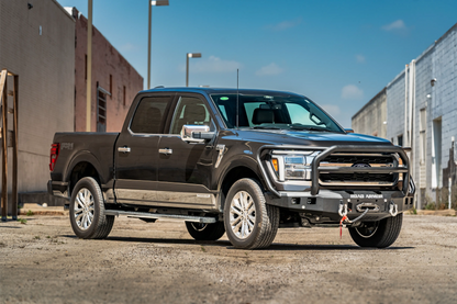 Stealth Front Winch Bumper Lonestar Guard - Texture Black - 2024-2026 - Ford F-150
