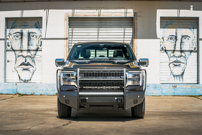 Vaquero Front Non-Winch Bumper Full Guard - Texture Black - 2024-2026 - Ford F-150
