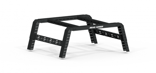 Treck 6.5Ft. Adjustable Bed Rack System | Includes Bracket Kit - Texture Black 2014-2022 Chevrolet 1500