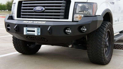 Stealth Front Winch Bumper | Round Holes - Texture Black 2009-2014 Ford F-150