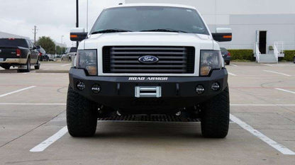 Stealth Front Winch Bumper | Round Holes - Texture Black 2009-2014 Ford F-150