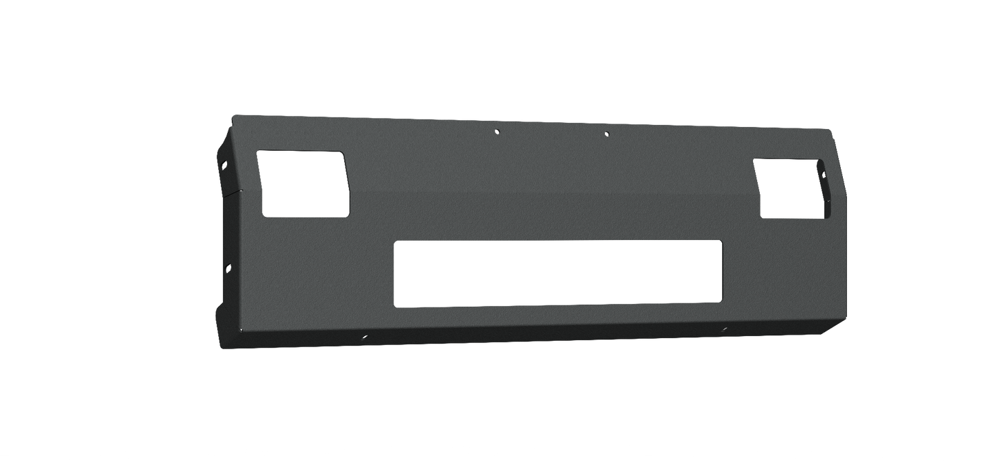 Vaquero Front Bumper Accessory Non-Winch Plate - Texture Black 1999-2007 Ford F-250 F-350