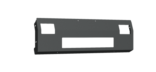 Vaquero Front Bumper Accessory Non-Winch Plate - Texture Black 1999-2007 Ford F-250 F-350