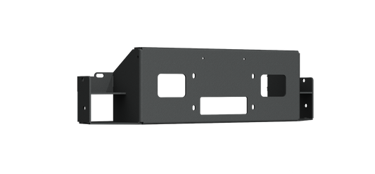 Vaquero Front Bumper Accessory Winch Plate - Texture Black 1999-2007 Ford F-250 F-350