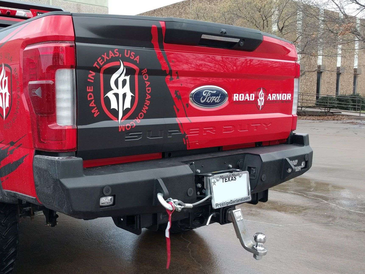Stealth Rear Winch Bumper - Texture Black 2017-2022 Ford F-250 F-350 F-450