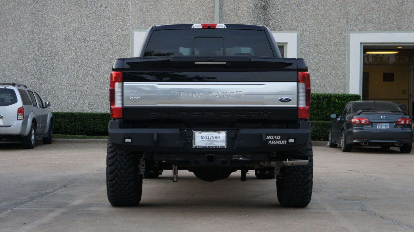 Stealth Rear Winch Bumper - Texture Black 2017-2022 Ford F-250 F-350 F-450