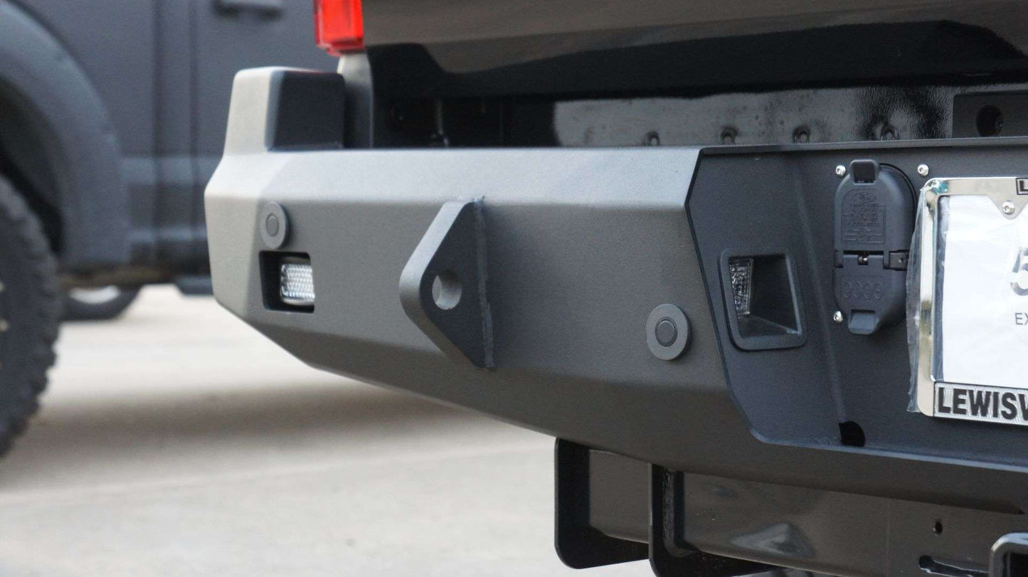 Stealth Rear Winch Bumper - Texture Black 2017-2022 Ford F-250 F-350 F-450
