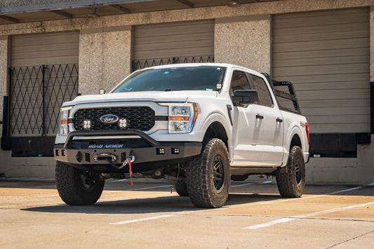 Stealth Front Winch Bumper Pre-Runner Guard - Texture Black 2021-2023 Ford F-150