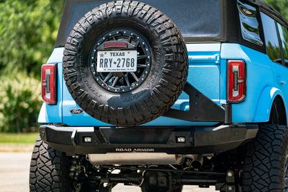 Stealth Rear Tire Carrier Assembly - Texture Black 2021-2023 Ford Bronco