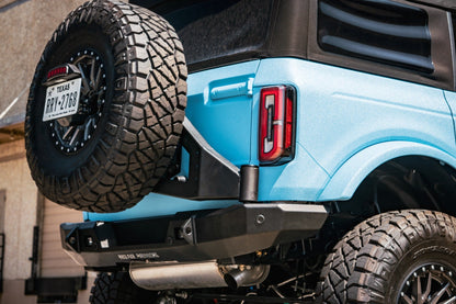 Stealth Rear Tire Carrier Assembly - Texture Black 2021-2023 Ford Bronco
