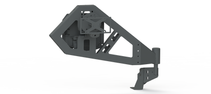 Stealth Rear Tire Carrier Assembly - Texture Black 2021-2023 Ford Bronco