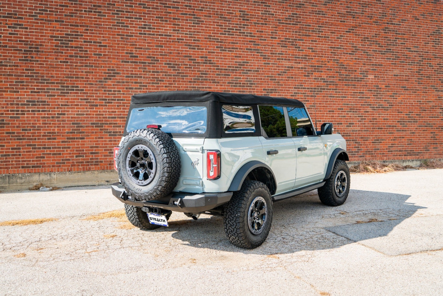 Stealth Rear Non-Winch Bumper - Texture Black 2021-2023 Ford Bronco