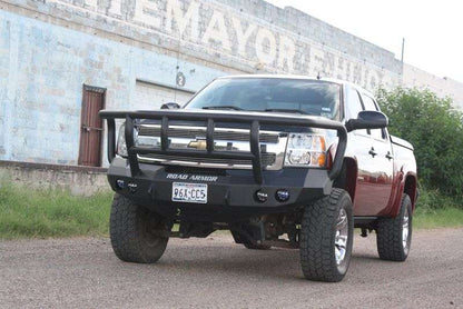 Stealth Front Winch Bumper Titan II Guard | Round Holes - Texture Black 2008-2013 Chevrolet 1500