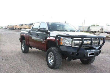 Stealth Front Winch Bumper Titan II Guard | Round Holes - Texture Black 2008-2013 Chevrolet 1500