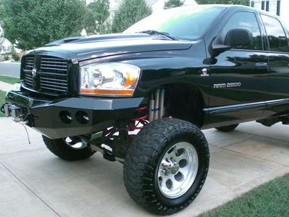 Stealth Front Winch Bumper | Round Holes - Texture Black 2006-2009 RAM 2500 3500