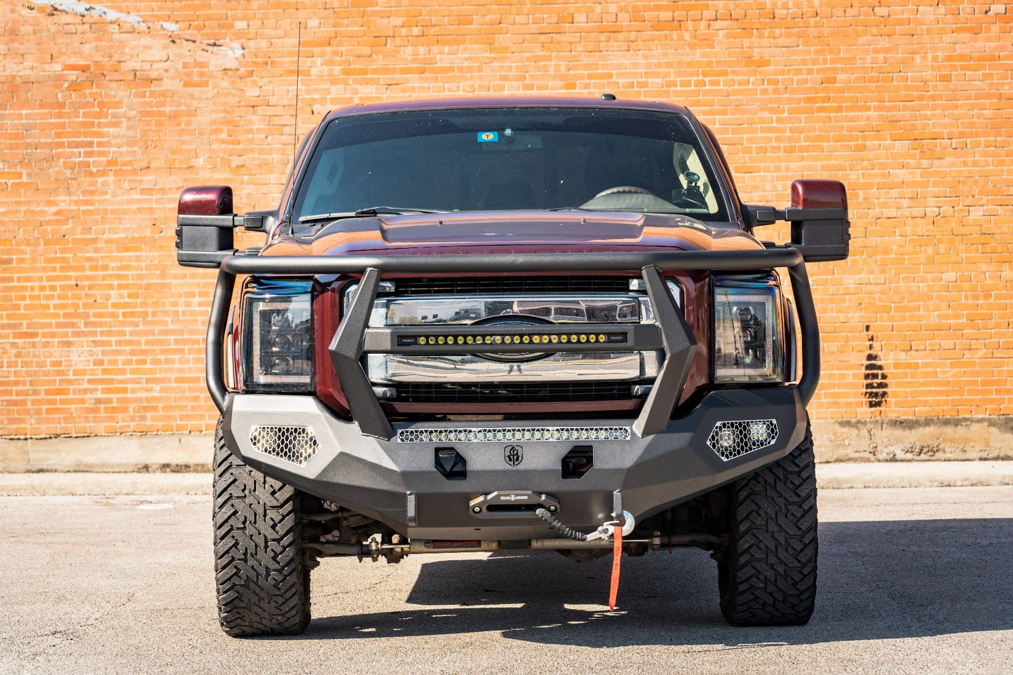 Evolution Front Winch Bumper Reaper Guard - Texture Black 2011-2016 Ford F-250 F-350