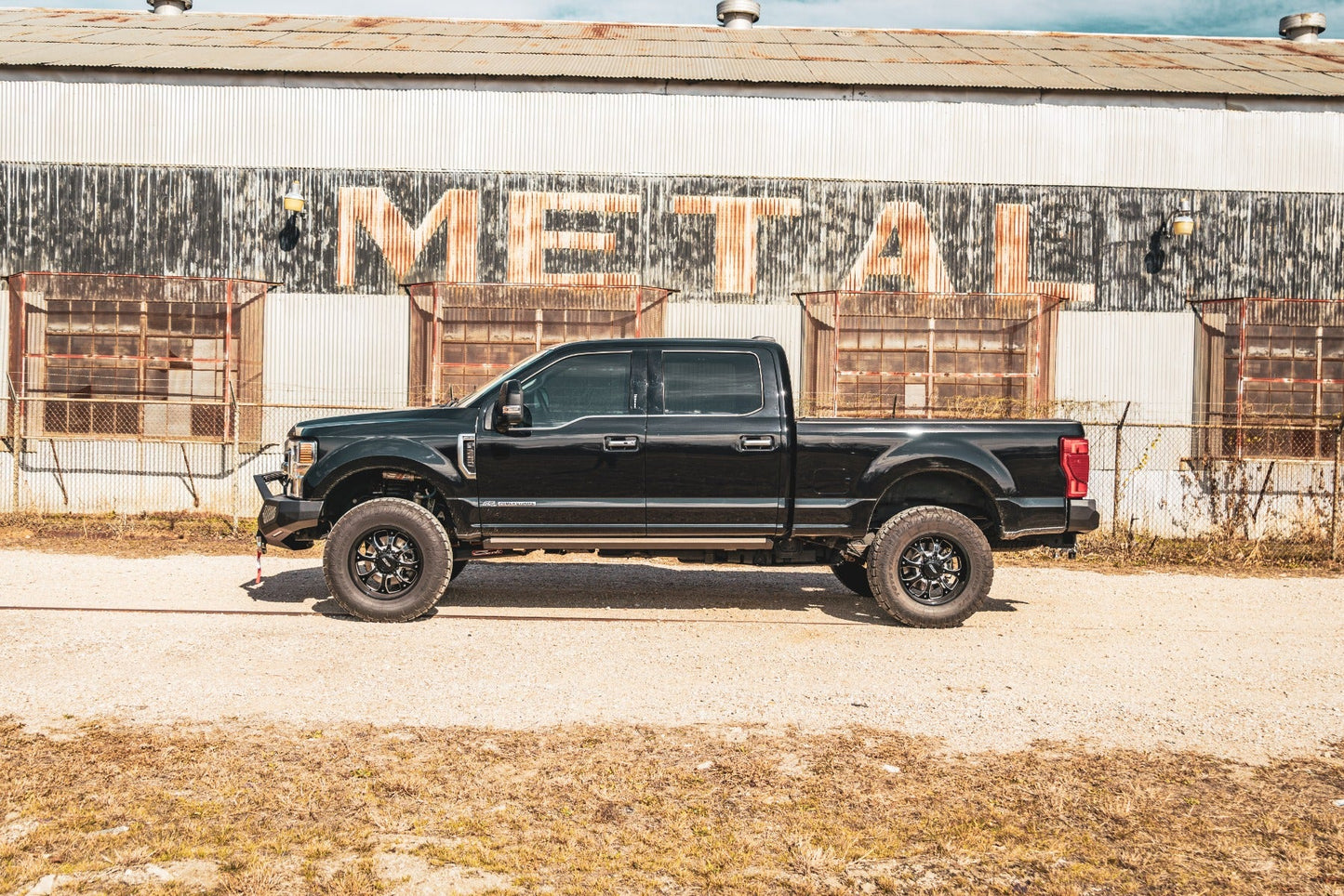Evolution Front Winch Bumper Sheet Metal Pre-Runner Guard - Texture Black 2017-2022 Ford F-250 F-350