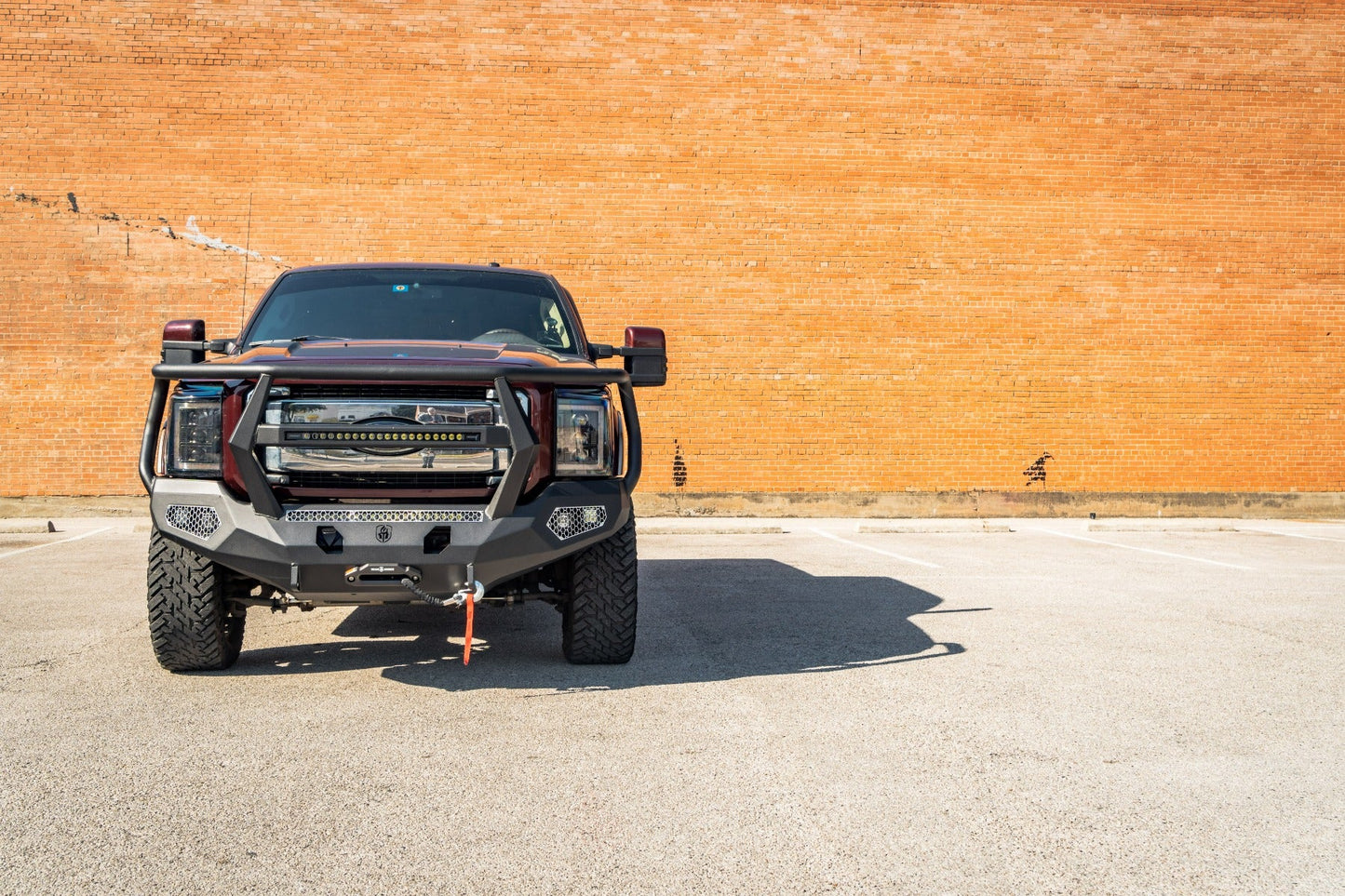 Evolution Front Winch Bumper Reaper Guard - Texture Black 2011-2016 Ford F-250 F-350