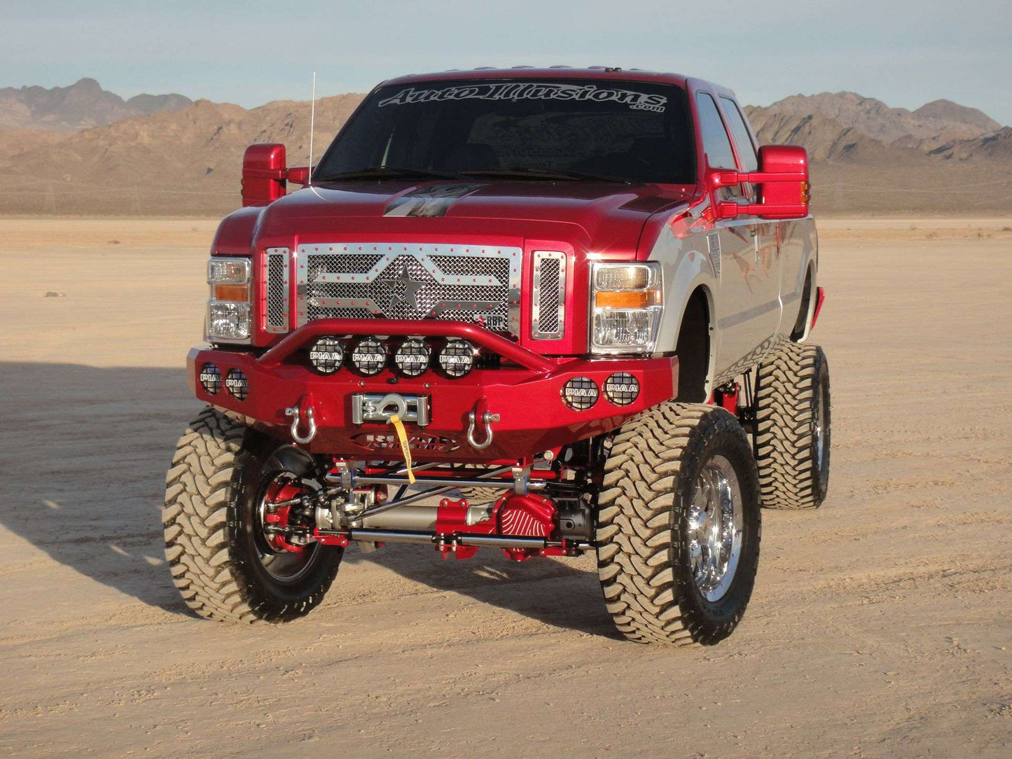 Stealth Front Winch Bumper Pre-Runner Guard | Round Holes - Texture Black 2008-2010 Ford F-250 F-350 F-450