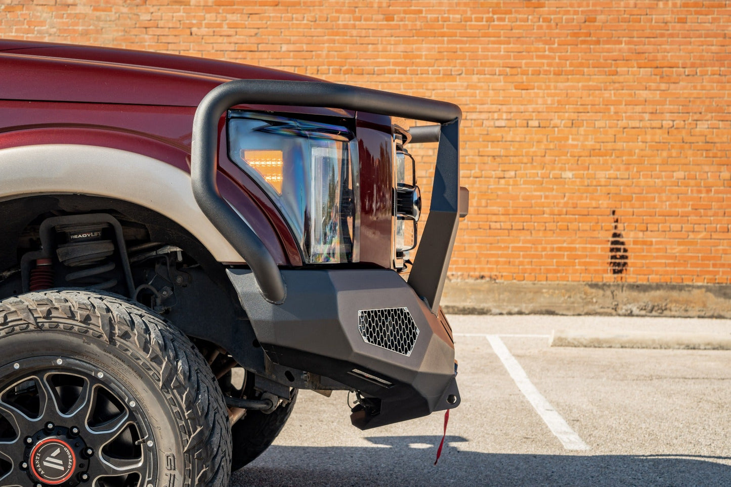 Evolution Front Winch Bumper Reaper Guard - Texture Black 2011-2016 Ford F-250 F-350