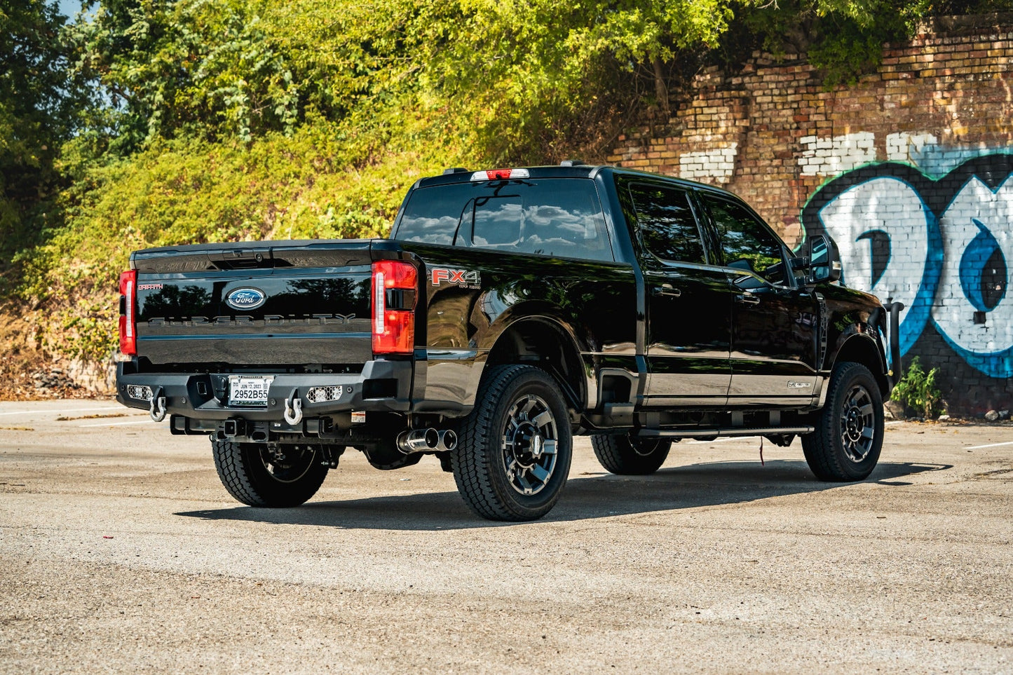 Evolution Rear Bumper - Texture Black 2023-2025 Ford F-250 F-350 F-450