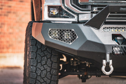 Evolution Front Winch Bumper Sheet Metal Pre-Runner Guard - Texture Black 2017-2022 Ford F-250 F-350