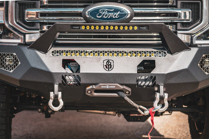 Evolution Front Winch Bumper Sheet Metal Pre-Runner Guard - Texture Black 2017-2022 Ford F-250 F-350