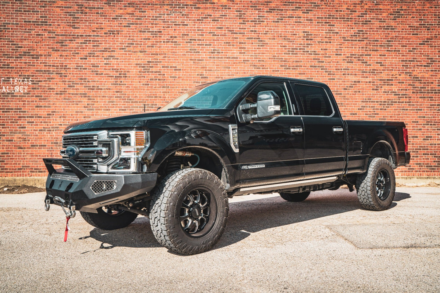 Evolution Front Winch Bumper Sheet Metal Pre-Runner Guard - Texture Black 2017-2022 Ford F-250 F-350