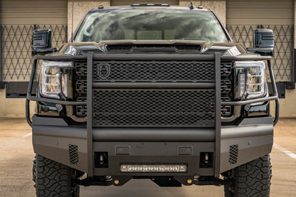 Vaquero Front Non-Winch Bumper Full Guard - Texture Black 2020-2023 GMC 2500 3500