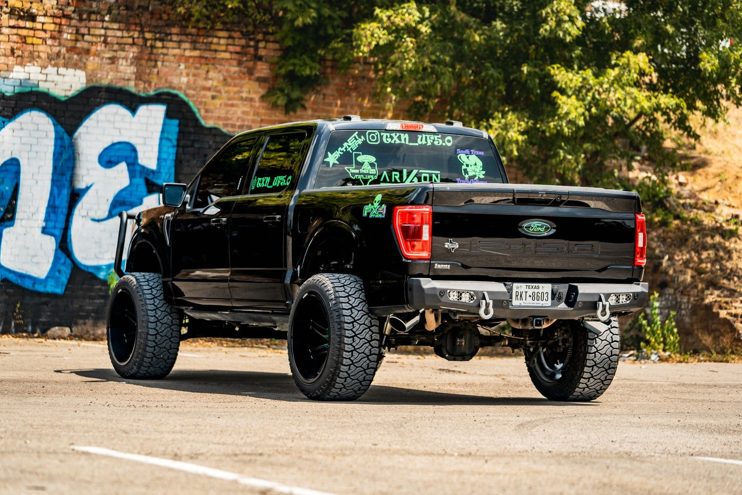 Evolution Rear Bumper - Texture Black 2021-2023 Ford F-150