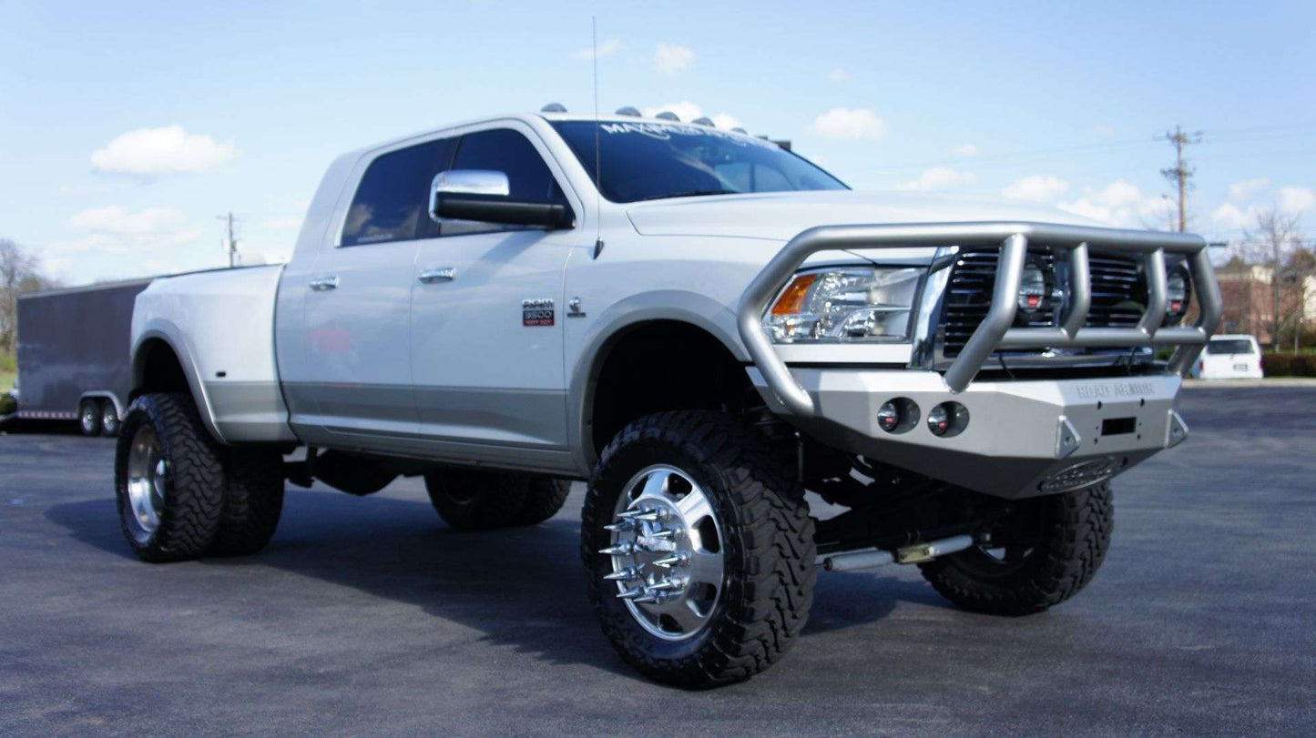 Stealth Front Winch Bumper Titan II Guard | Round Holes - Texture Black 2010-2018 RAM 2500 3500