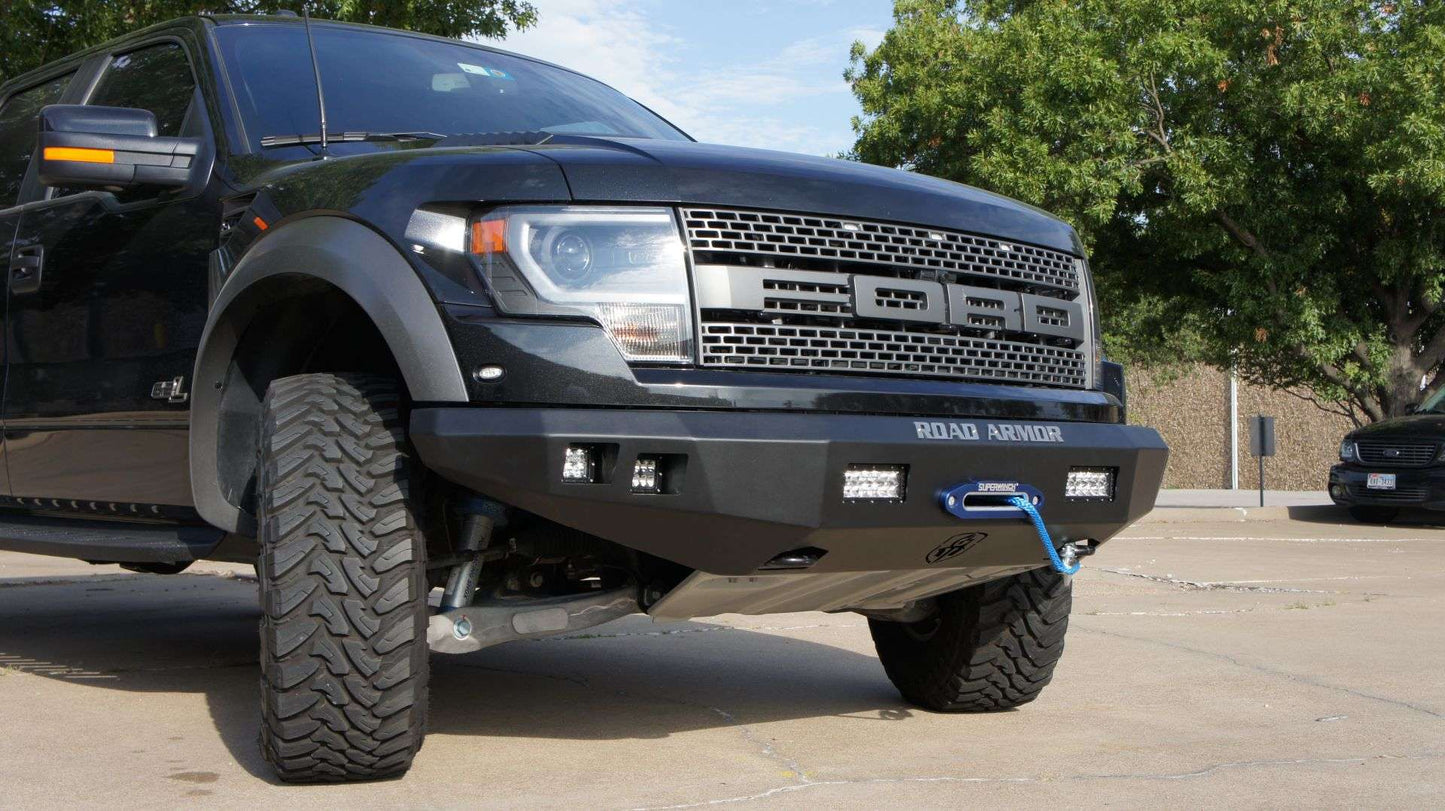 Stealth Front Non-Winch Bumper - Texture Black 2010-2014 Ford Raptor