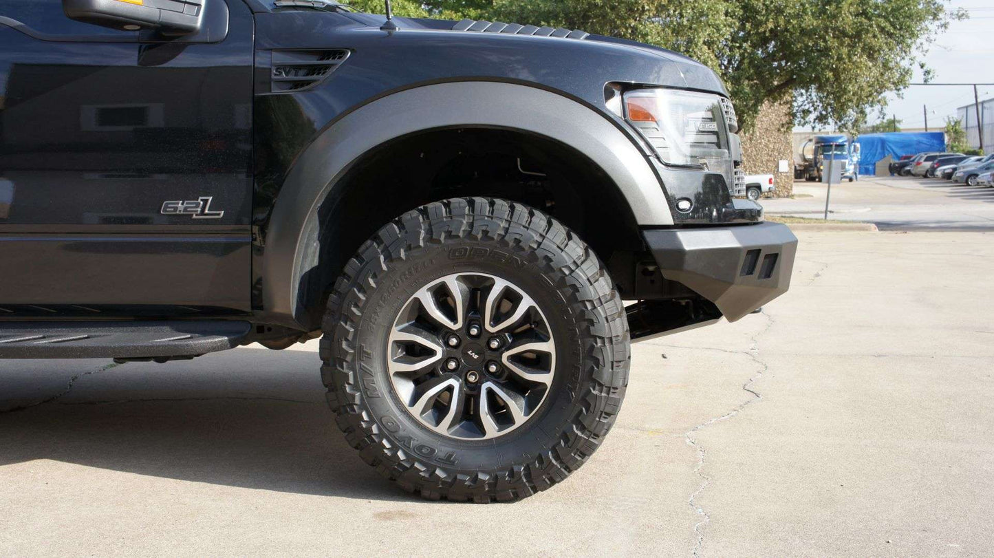 Stealth Front Non-Winch Bumper - Texture Black 2010-2014 Ford Raptor