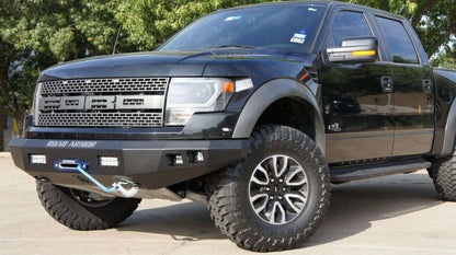 Stealth Front Non-Winch Bumper - Texture Black 2010-2014 Ford Raptor