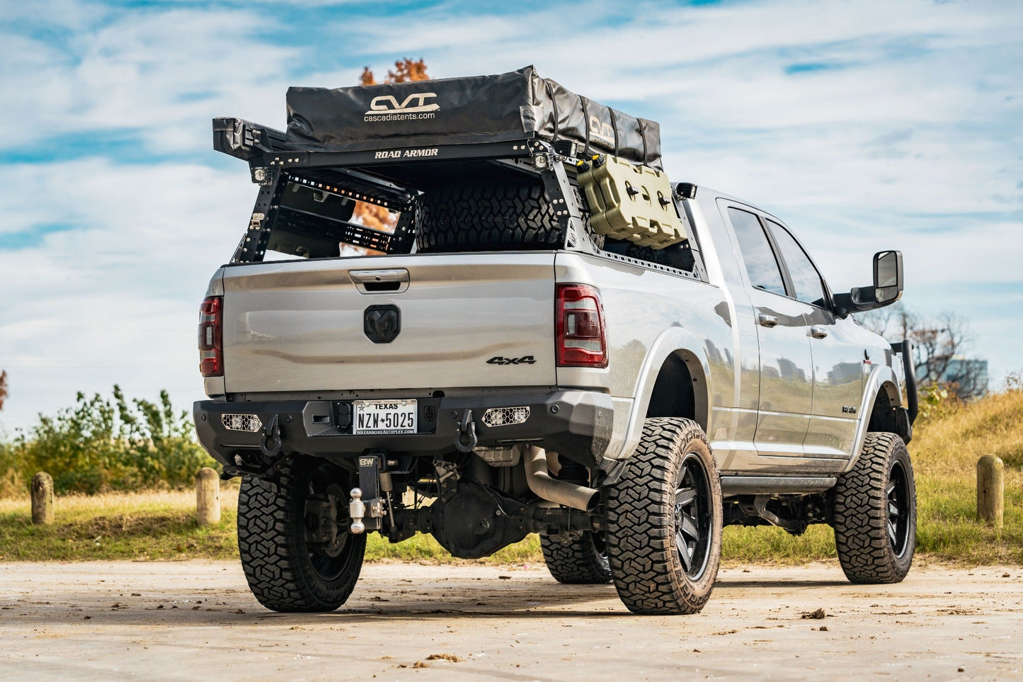 Evolution Rear Bumper - Texture Black 2019-2024 RAM 2500 3500 4500