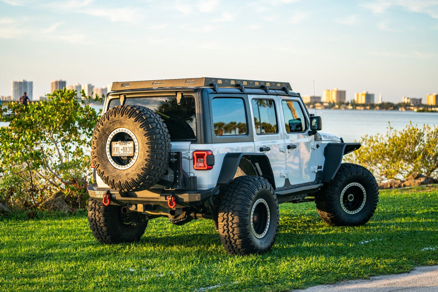 Treck Roof Rack System | Modular | 4 Door - Texture Black 2018-2025 Jeep JLU