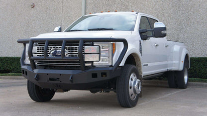 Stealth Front Winch Bumper Titan II Guard - Texture Black 2017-2022 Ford F-450 F-550