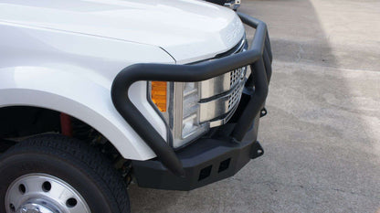 Stealth Front Winch Bumper Titan II Guard - Texture Black 2017-2022 Ford F-450 F-550