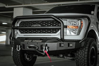 Stealth Front Winch Bumper Lonestar Guard - Texture Black 2021-2023 Ford F-150