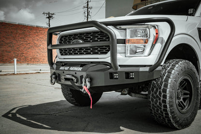 Stealth Front Winch Bumper Lonestar Guard - Texture Black 2021-2023 Ford F-150